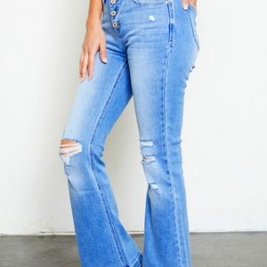 KanCan Harlowe Mid Rise Flare Jeans